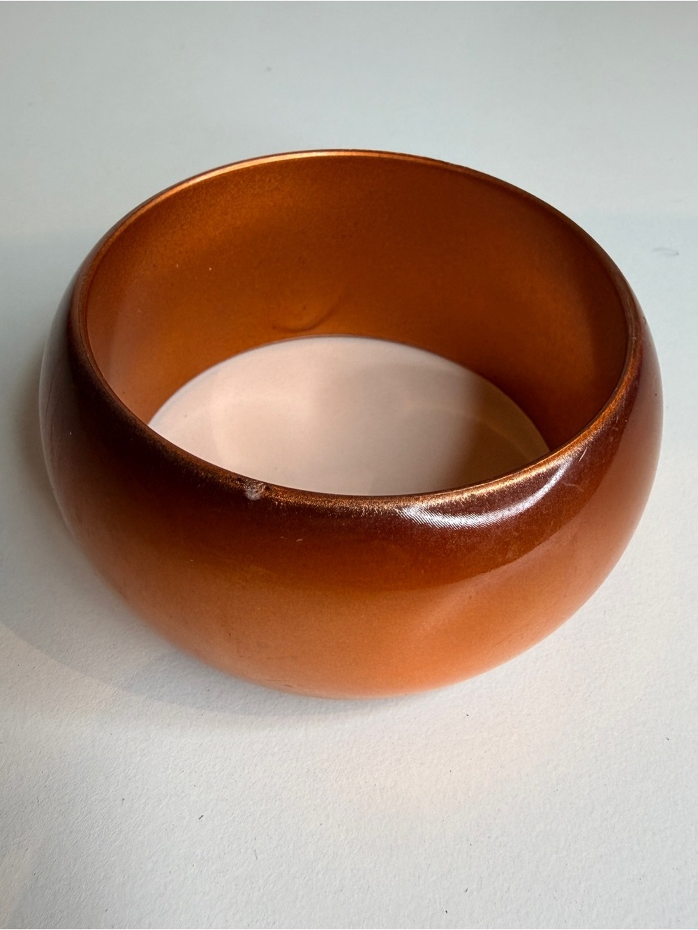 Orange moon glow bangle - Picture 4 of 4